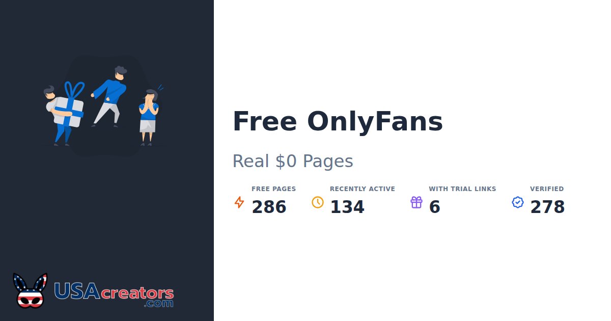 Free OnlyFans Accounts (2026) — 14,461+ Real $0 Profiles | USACreators
