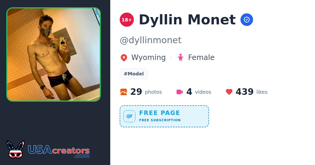 dyllinmonet OnlyFans Stats (Dormant) | USACreators