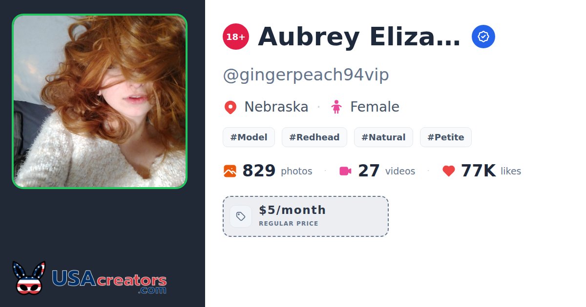 gingerpeach94vip OnlyFans Stats | USACreators